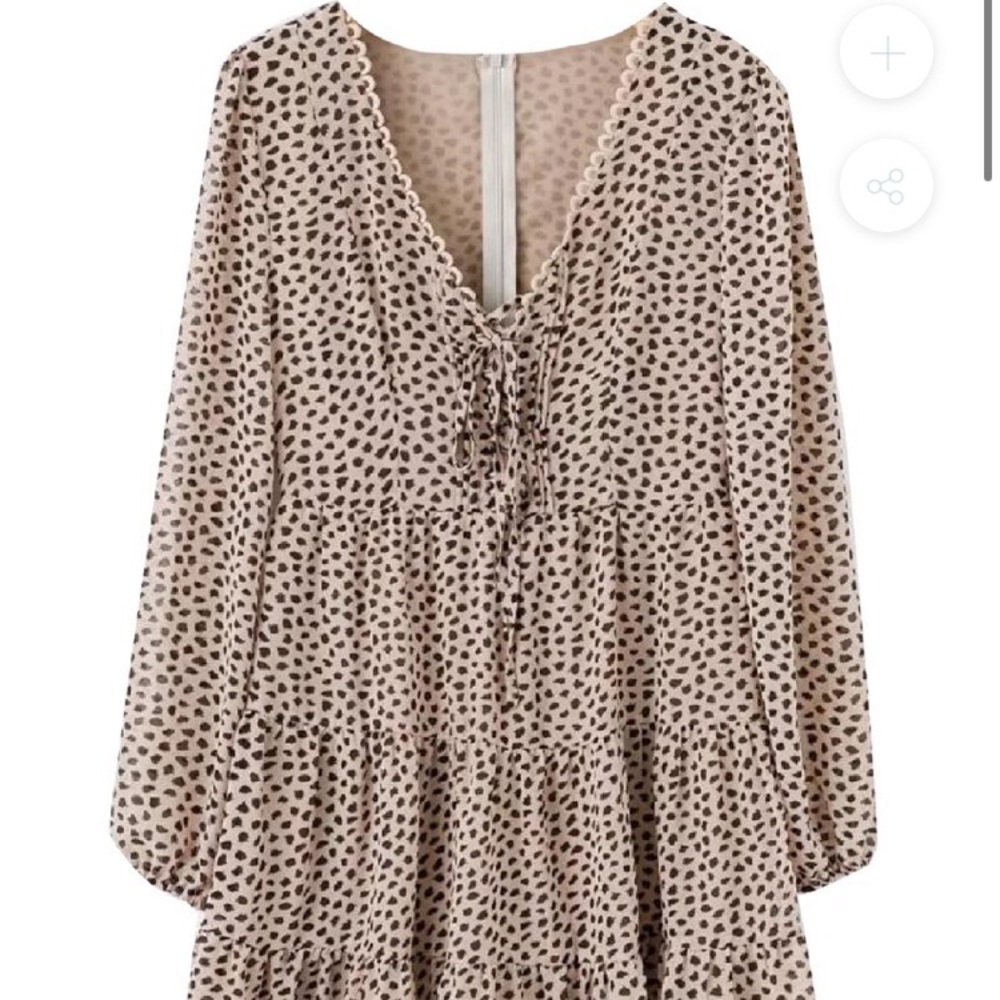 Goodnight Macaroon 'Eli' Leopard Flared Dres